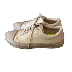 ECCO Flexure T-Cap Low Pink Leather Sneakers Womans Size 9